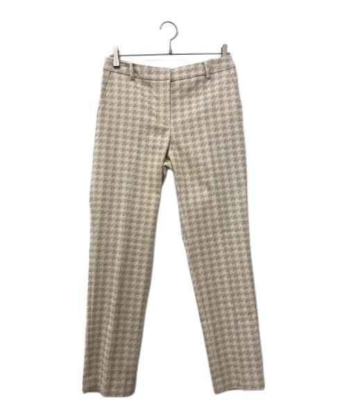 MORABITO BLANC（モラビト ブラン）MORABITO blanc (モラビト ブラン) ハウンドトウーススラックス ベージュ サイズ:38の古着・服飾アイテム