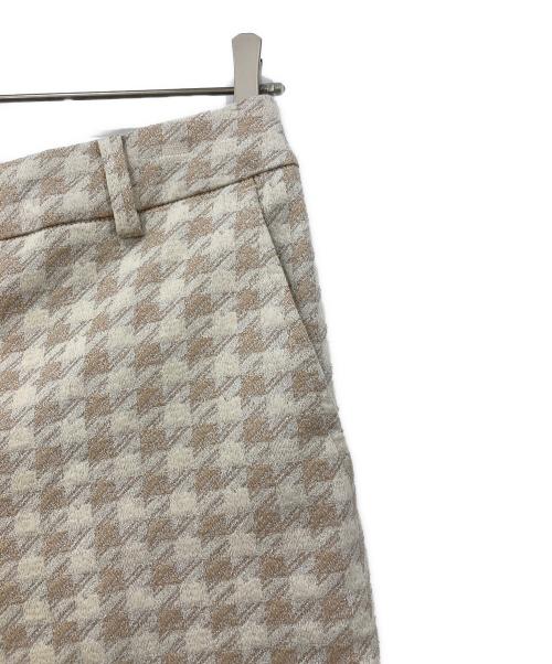 MORABITO BLANC（モラビト ブラン）MORABITO blanc (モラビト ブラン) ハウンドトウーススラックス ベージュ サイズ:38の古着・服飾アイテム