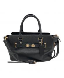 COACH（コーチ）の古着「スワッガー27/2WAYバッグ/ショルダーバッグ」｜ブラック