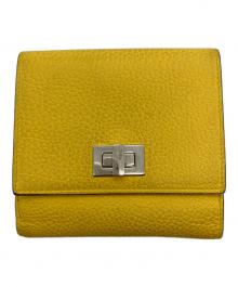 FENDI（フェンディ）の古着「2つ折り財布」｜イエロー