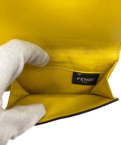 FENDI（フェンディ）FENDI (フェンディ) 2つ折り財布 イエローの古着・服飾アイテム