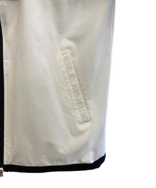 muta MARINE（ムータマリン）muta MARINE (ムータマリン) ジップパーカー ホワイト×ブラック サイズ:5号の古着・服飾アイテム