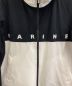 中古・古着 muta MARINE (ムータマリン) ジップパーカー ホワイト×ブラック サイズ:5号：11000円