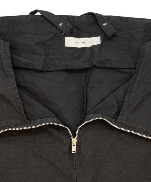 JOHNBULL（ジョンブル）Johnbull (ジョンブル) コットンリネンバックツイルサロペット ブラック サイズ:Sの古着・服飾アイテム