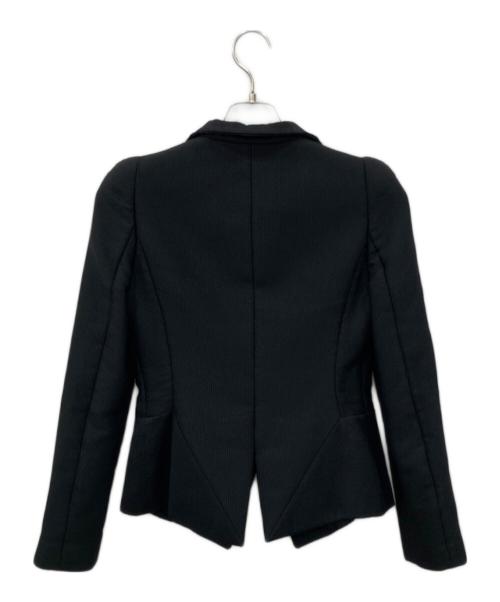 EMPORIO ARMANI（エンポリオ アルマーニ）EMPORIO ARMANI (エンポリオアルマーニ) セットアップジャケット ブラック サイズ:38の古着・服飾アイテム