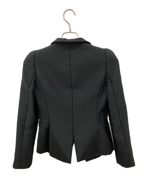 EMPORIO ARMANI（エンポリオ アルマーニ）EMPORIO ARMANI (エンポリオアルマーニ) セットアップジャケット ブラック サイズ:38の古着・服飾アイテム