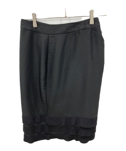 EMPORIO ARMANI（エンポリオ アルマーニ）EMPORIO ARMANI (エンポリオアルマーニ) セットアップジャケット ブラック サイズ:38の古着・服飾アイテム