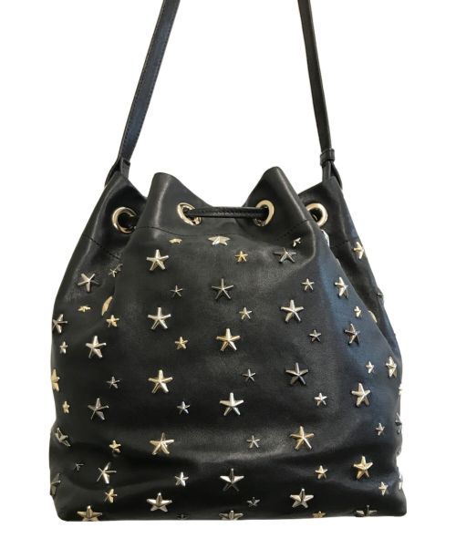 JIMMY CHOO（ジミーチュウ）JIMMY CHOO (ジミーチュウ) スタースタッズバッグ ブラック サイズ:-の古着・服飾アイテム