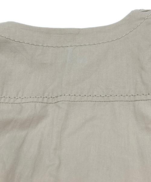 homspun（ホームスパン）homspun (ホームスパン) コットンリネンマットラップワンピース ベージュ サイズ:ｓの古着・服飾アイテム