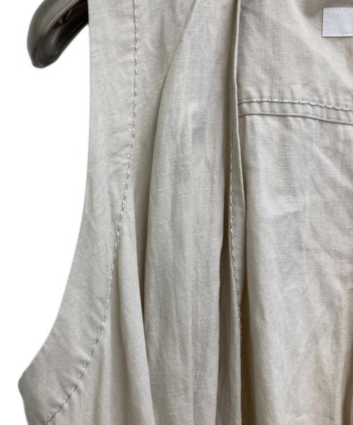homspun（ホームスパン）homspun (ホームスパン) コットンリネンマットラップワンピース ベージュ サイズ:ｓの古着・服飾アイテム