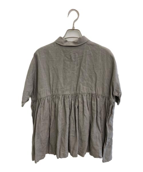 Atelier d'antan（アトリエダンタン）atelier d'antan (アトリエダンタン) リネンブラウス グレージュ サイズ:-の古着・服飾アイテム
