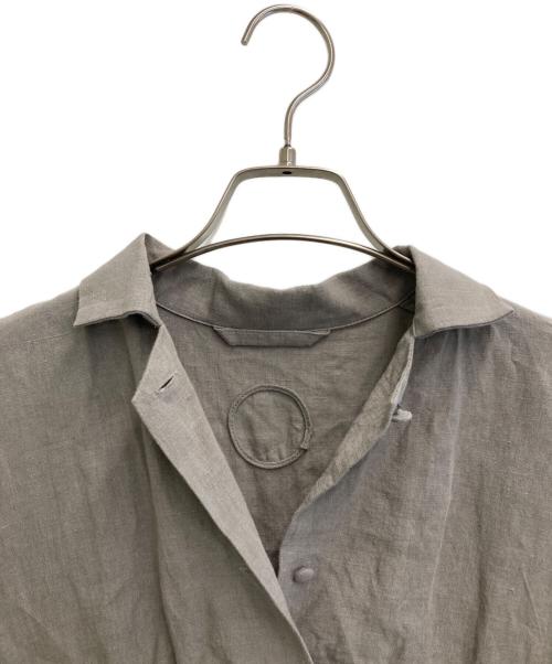 Atelier d'antan（アトリエダンタン）atelier d'antan (アトリエダンタン) リネンブラウス グレージュ サイズ:-の古着・服飾アイテム