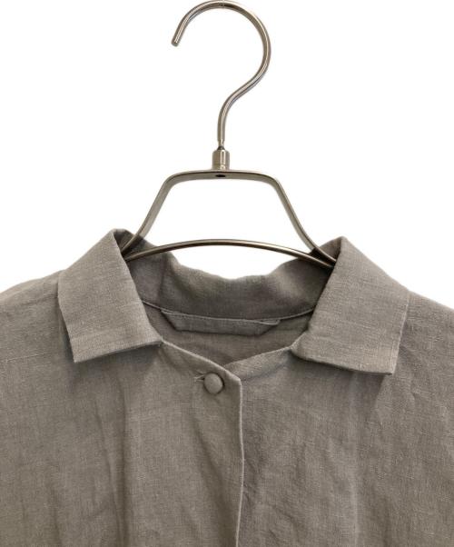 Atelier d'antan（アトリエダンタン）atelier d'antan (アトリエダンタン) リネンブラウス グレージュ サイズ:-の古着・服飾アイテム
