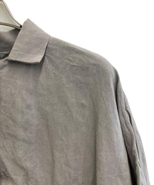 Atelier d'antan（アトリエダンタン）atelier d'antan (アトリエダンタン) リネンブラウス グレージュ サイズ:-の古着・服飾アイテム