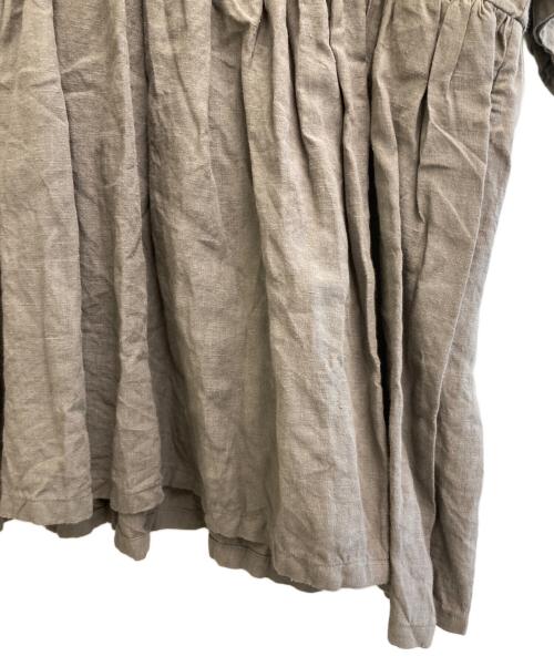 Atelier d'antan（アトリエダンタン）atelier d'antan (アトリエダンタン) リネンブラウス グレージュ サイズ:-の古着・服飾アイテム