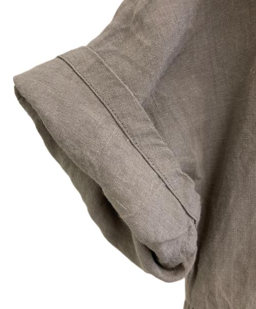 Atelier d'antan（アトリエダンタン）atelier d'antan (アトリエダンタン) リネンブラウス グレージュ サイズ:-の古着・服飾アイテム