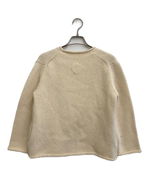 Lin Francais d'antan（ラン フランセ ダンタン）Lin francais d'antan (ラン フランセ ダンタン) ウールカーディガン ベージュ サイズ:-の古着・服飾アイテム