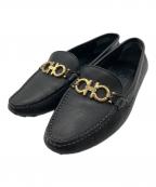 Salvatore Ferragamoサルヴァトーレ フェラガモ）の古着「ガンチーニドライビングシューズ」｜ブラック