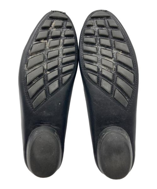 Salvatore Ferragamo（サルヴァトーレ フェラガモ）Salvatore Ferragamo (サルヴァトーレ フェラガモ) ガンチーニドライビングシューズ ブラック サイズ:24の古着・服飾アイテム