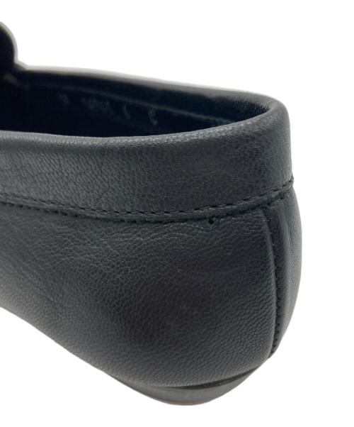 Salvatore Ferragamo（サルヴァトーレ フェラガモ）Salvatore Ferragamo (サルヴァトーレ フェラガモ) ガンチーニドライビングシューズ ブラック サイズ:24の古着・服飾アイテム