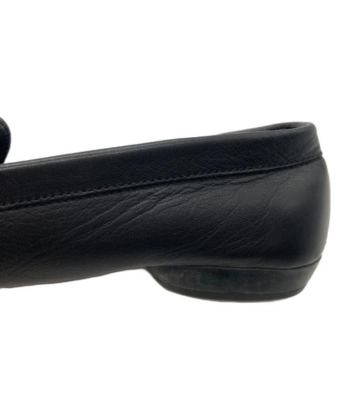 Salvatore Ferragamo（サルヴァトーレ フェラガモ）Salvatore Ferragamo (サルヴァトーレ フェラガモ) ガンチーニドライビングシューズ ブラック サイズ:24の古着・服飾アイテム