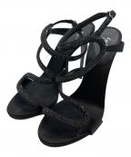 GIUSEPPE ZANOTTIジュゼッペザノッティ）の古着「ヒールパンプス」｜ブラック