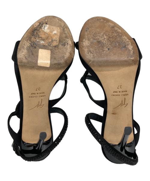 GIUSEPPE ZANOTTI（ジュゼッペザノッティ）GIUSEPPE ZANOTTI (ジュゼッペザノッティ) ヒールパンプス ブラック サイズ:37の古着・服飾アイテム