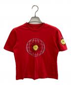 20471120トゥオーフォーセブンワンワントゥーオー）の古着「刺繍Tシャツ」｜レッド