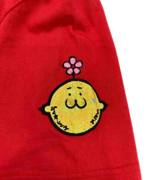 20471120（トゥオーフォーセブンワンワントゥーオー）20471120 (トゥオーフォーセブンワンワントゥーオー) 刺繍Tシャツ レッド サイズ:不明の古着・服飾アイテム