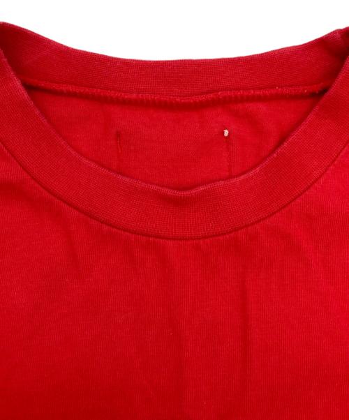 20471120（トゥオーフォーセブンワンワントゥーオー）20471120 (トゥオーフォーセブンワンワントゥーオー) 刺繍Tシャツ レッド サイズ:不明の古着・服飾アイテム