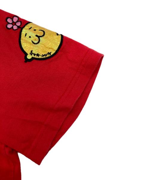 20471120（トゥオーフォーセブンワンワントゥーオー）20471120 (トゥオーフォーセブンワンワントゥーオー) 刺繍Tシャツ レッド サイズ:不明の古着・服飾アイテム