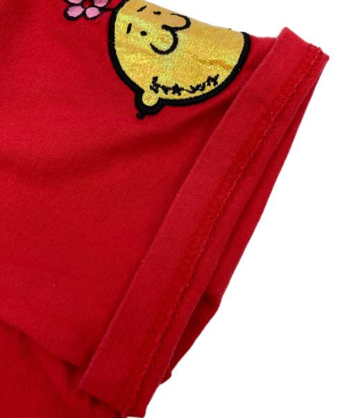 20471120（トゥオーフォーセブンワンワントゥーオー）20471120 (トゥオーフォーセブンワンワントゥーオー) 刺繍Tシャツ レッド サイズ:不明の古着・服飾アイテム