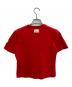 20471120 (トゥオーフォーセブンワンワントゥーオー) 刺繍Tシャツ レッド サイズ:不明：11000円