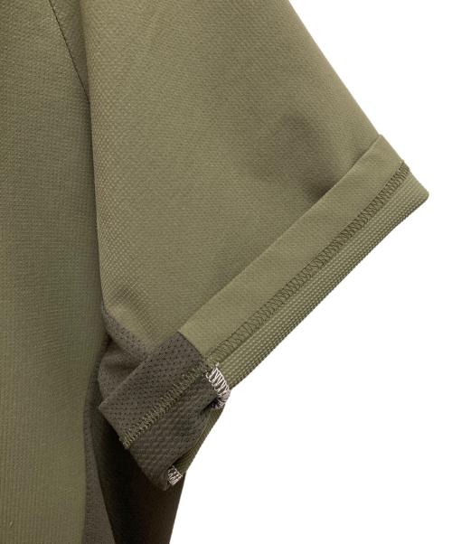 and wander（アンドワンダー）and wander (アンドワンダー) hybrid base layer short sleeve T オリーブ サイズ:5の古着・服飾アイテム