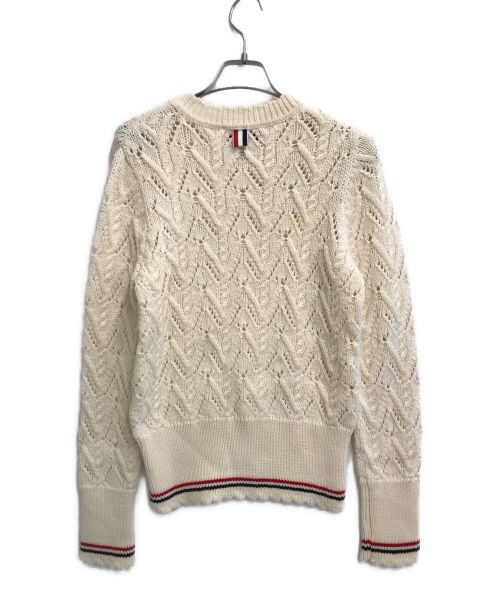 Thom Browne（トムブラウン）Thom Browne (トムブラウン) スキャロップトリミングプルオーバー アイボリー サイズ:42の古着・服飾アイテム