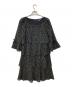 M'S GRACY（エムズグレイシー）の古着「ドット柄ワンピース」｜ホワイト×ブラック