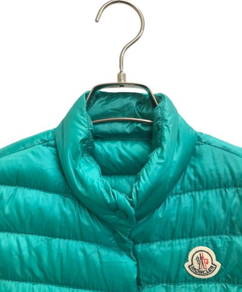 MONCLER（モンクレール）MONCLER (モンクレール) ダウンベスト グリーンの古着・服飾アイテム