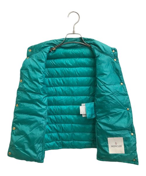 MONCLER（モンクレール）MONCLER (モンクレール) ダウンベスト グリーンの古着・服飾アイテム