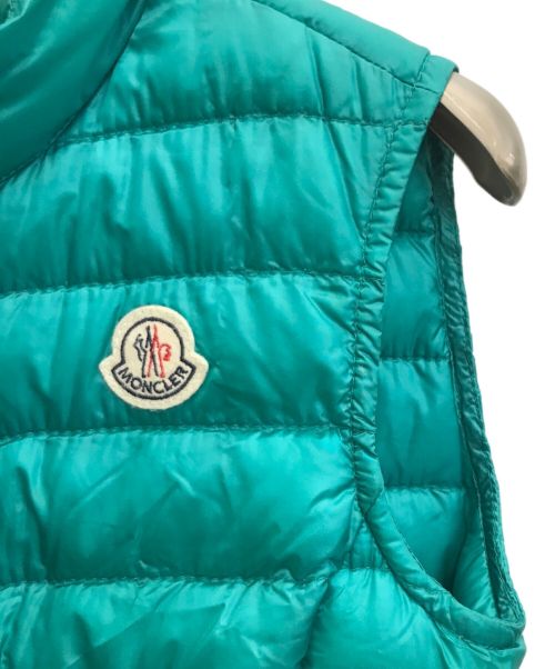 MONCLER（モンクレール）MONCLER (モンクレール) ダウンベスト グリーンの古着・服飾アイテム