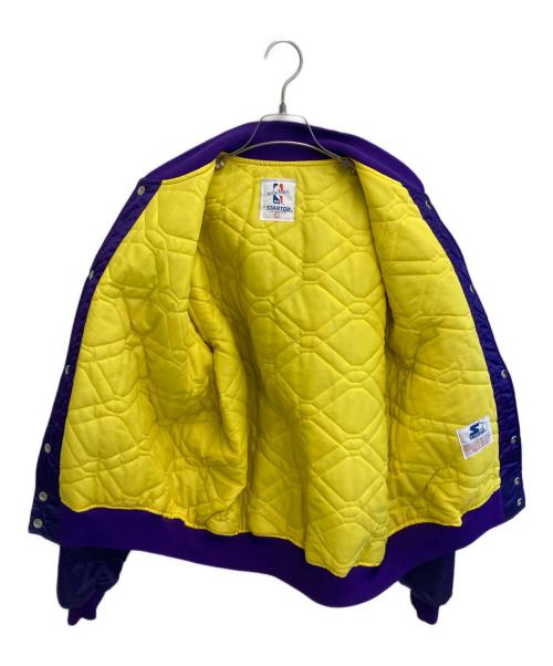 STARTER（スターター）STARTER (スターター) スタジャン パープル サイズ:Lの古着・服飾アイテム