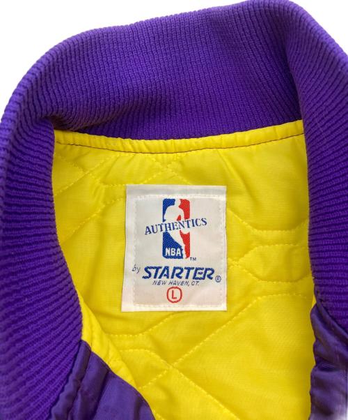 STARTER（スターター）STARTER (スターター) スタジャン パープル サイズ:Lの古着・服飾アイテム