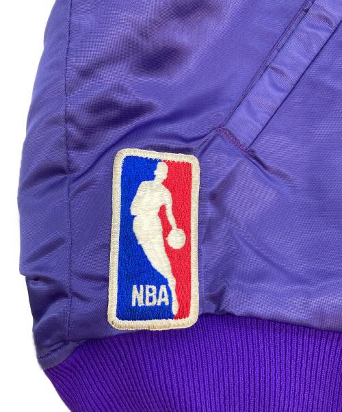 STARTER（スターター）STARTER (スターター) スタジャン パープル サイズ:Lの古着・服飾アイテム