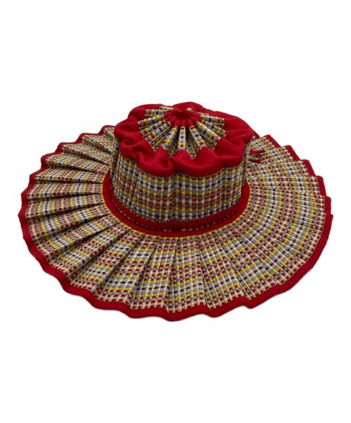 Lorna Murray（ローナマーレイ）LORNA MURRAY (ローナマーレイ) ハット レッド×マルチカラー サイズ:Mの古着・服飾アイテム