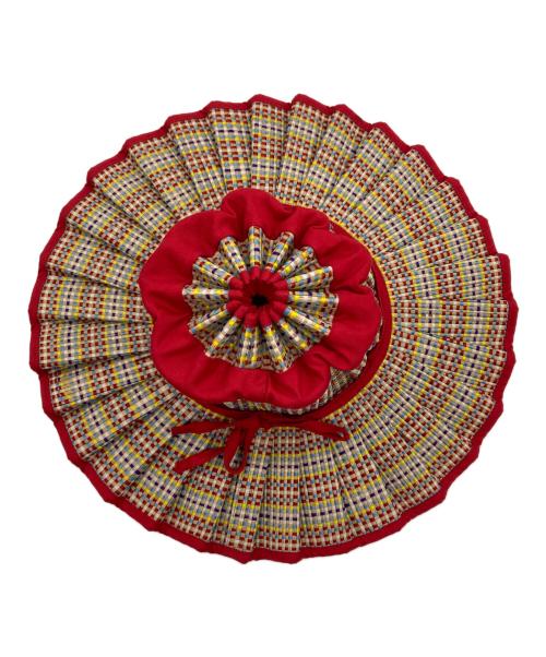 Lorna Murray（ローナマーレイ）LORNA MURRAY (ローナマーレイ) ハット レッド×マルチカラー サイズ:Mの古着・服飾アイテム