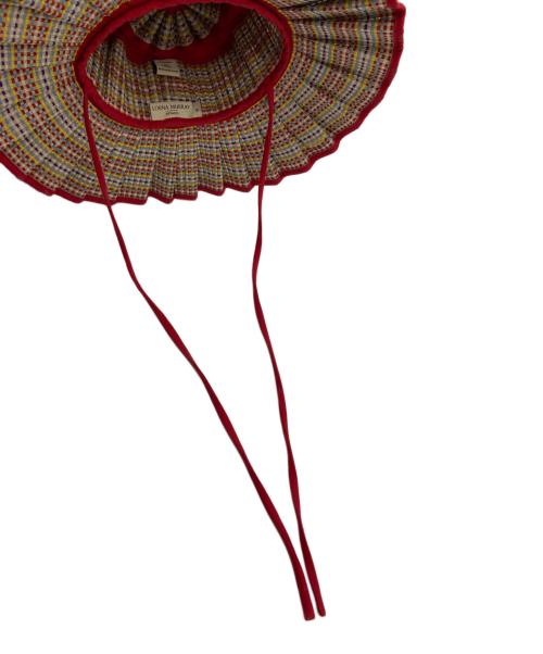 Lorna Murray（ローナマーレイ）LORNA MURRAY (ローナマーレイ) ハット レッド×マルチカラー サイズ:Mの古着・服飾アイテム