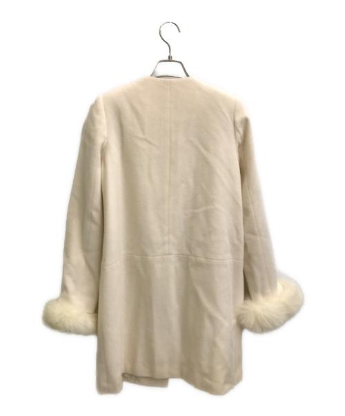 LAISSE PASSE（レッセパッセ）LAISSE PASSE (レッセパッセ) 30thアニバーサリーコート アイボリー サイズ:36の古着・服飾アイテム