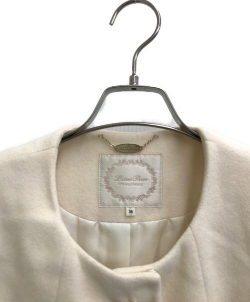 LAISSE PASSE（レッセパッセ）LAISSE PASSE (レッセパッセ) 30thアニバーサリーコート アイボリー サイズ:36の古着・服飾アイテム