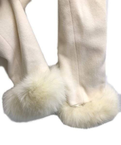 LAISSE PASSE（レッセパッセ）LAISSE PASSE (レッセパッセ) 30thアニバーサリーコート アイボリー サイズ:36の古着・服飾アイテム