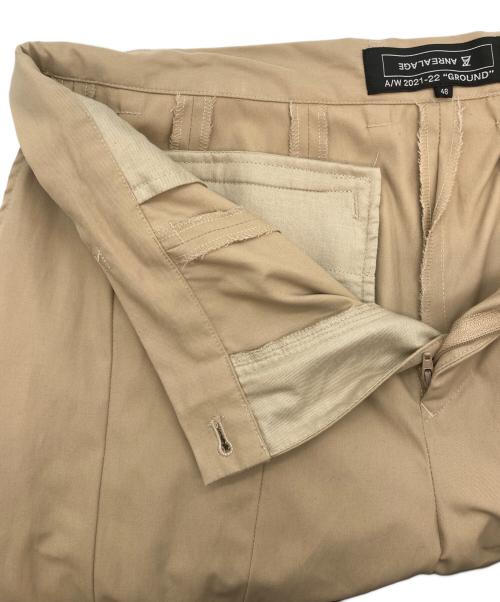 ANREALAGE（アンリアレイジ）ANREALAGE (アンリアレイジ) 立体パンツ カーキ サイズ:48の古着・服飾アイテム