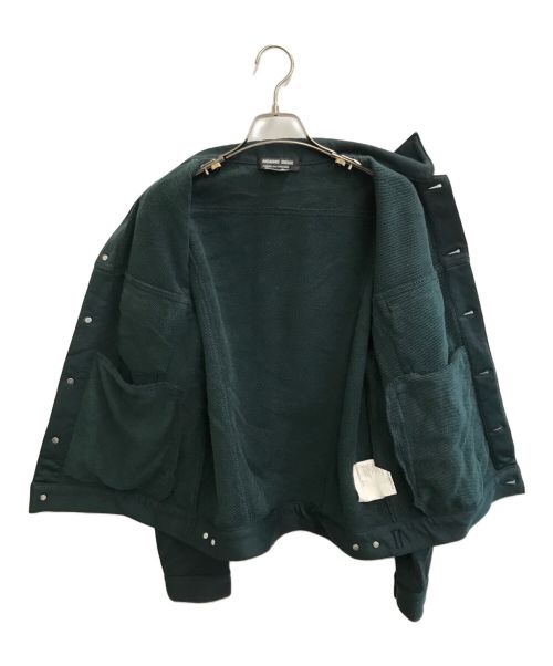 COMME des GARCONS HOMME DEUX（コムデギャルソン オム ドゥ）COMME des GARCONS HOMME DEUX (コムデギャルソン オム ドゥ) コットンジャージ 3rdタイプトラッカージャケット グリーン サイズ:Sの古着・服飾アイテム